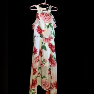 Floral Kids High Low Dress